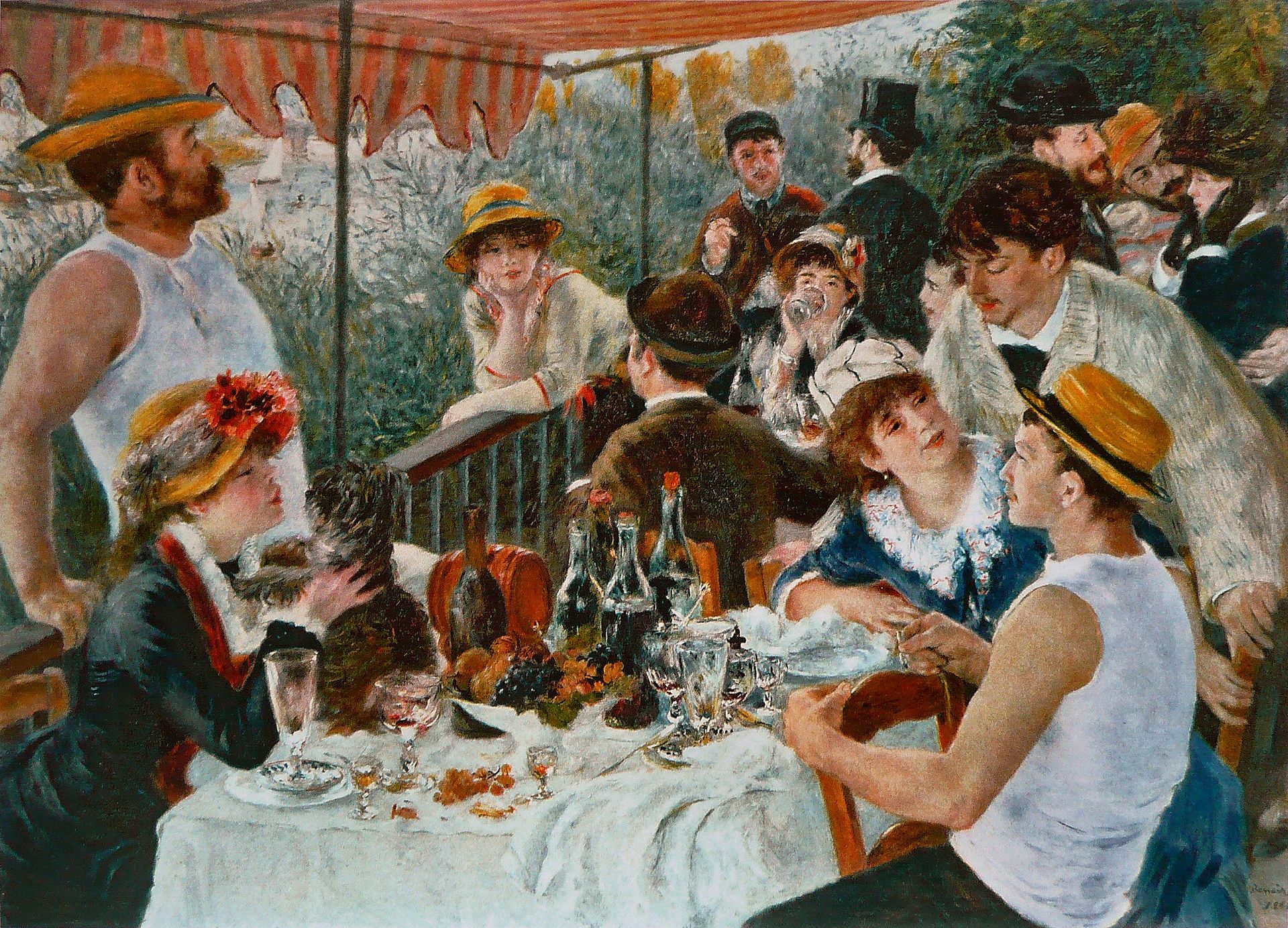 W pewien letni dzień: „Śniadanie wioślarzy” Renoir